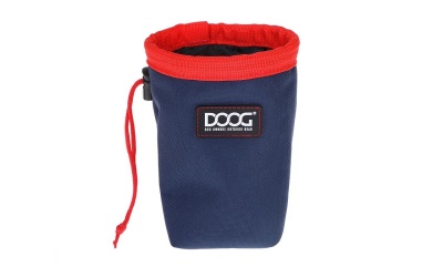 Doog Treat Pouch small - Navy/Red