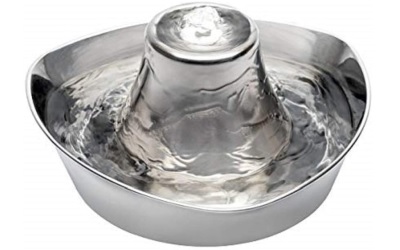 Drinkwell® Seaside Stainless Steel Pet Fountain Edelstahl Trinkbrunnen 1,8 Liter