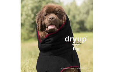 DRYUP cape BIG Hundebademantel, black