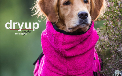 DRYUP cape Hundebademantel, edition pink