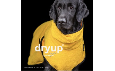 DRYUP Cape Hundebademantel, yellow