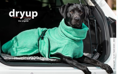 DRYUP® Cape Hundebademantel mint