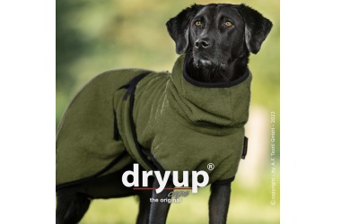 DRYUP® Cape Hundebademantel moss
