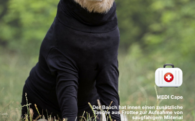 Zusätzliche Tasche im Bauchbereich