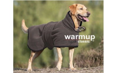 DRYUP Warmup-Cape CLASSIC Hundemantel, brown