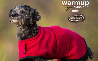 DRYUP Warmup-Cape CLASSIC Mini Hundemantel, bordeaux