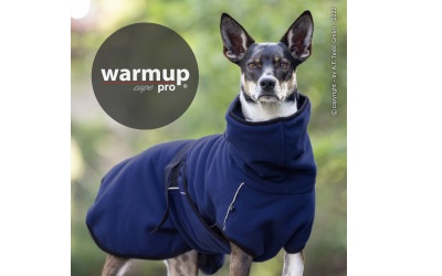 Dryup Warmup Cape Pro Hundebademantel dark blue