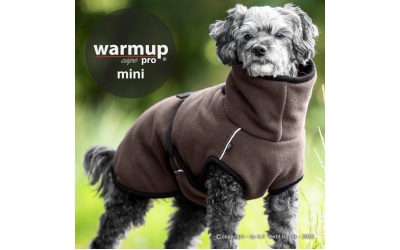 Dryup Warmup Cape Pro Mini Hundebademantel mocca