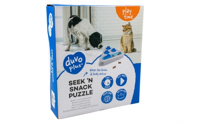 duvo+ Seek `n Snack Puzzle Dreieck Weiss/Blau