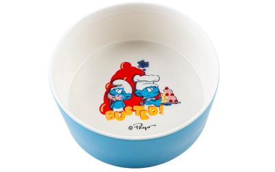 duvoplus Kochschlumpf Futternapf weiss/blau