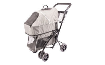 duvoplus Pet Buggy Deluxe grau