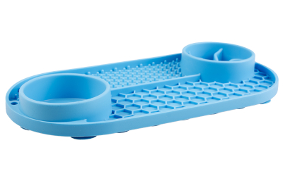 Duvoplus Schleckmatte Multi Silikon, blau