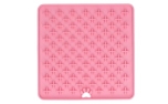 Eat Slow Live Longer Lick Mat Cross Pink