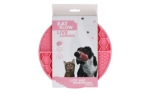 Eat Slow Live Longer Lick Mat Dimensions Circle Pink