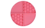 Eat Slow Live Longer Lick Mat Dimensions Circle Pink