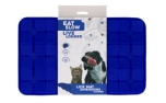 Eat Slow Live Longer Lick Mat Dimensions Flower Blue