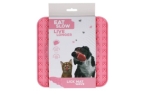 Eat Slow Live Longer Lick Mat Wave Pink