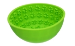 Eat Slow Live Longer Lick Mat Wobble Bowl Green