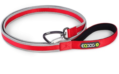 EQDog Reflective Leash reflektierende Hundeleine, rot