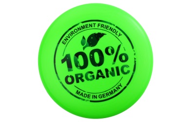 Hundefrisbee Eurodisc 100% Organic grün