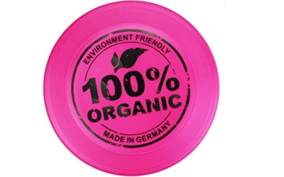 Hundefrisbee Eurodisc 100% Organic pink