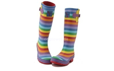 Evercreatures Gummistiefel Rainbow