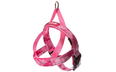 Ezydog Hundegeschirr, camo/pink