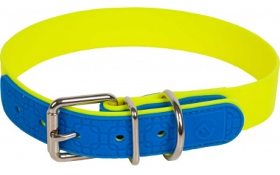 Farm-Land Halsband Signalgelb/Blau