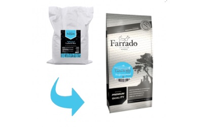 Farrado Professional mit Lachs und Reis