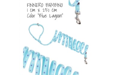 FinNero BAMBINO Leine blue lagoon