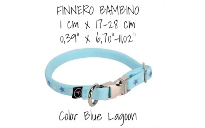 FinNero BAMBINO Welpen Fastex Halsband mint
