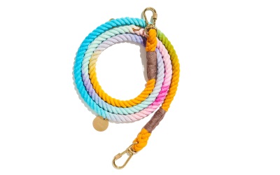 Found My Animal Original Adjustable Noelle Cotton Dog Rope Leash