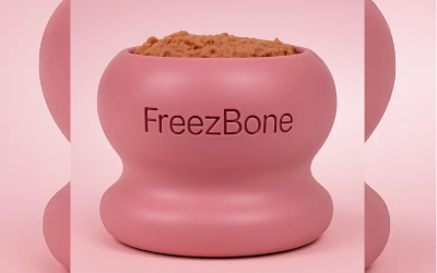 Freezbone Hundespielzeug Freezball rosa