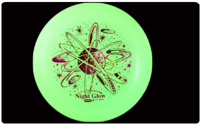 Night Glow Frisbeescheibe, leuchtet bei Dunkelheit