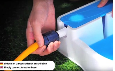 Garden Auto Filling Fountain Trinkbrunnen für Hunde