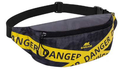 Gürteltasche Rivacase Danger, grau