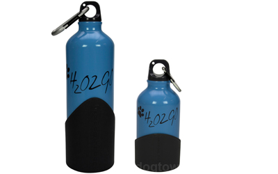 H2O2GO Wasser-Hundeflasche, blau