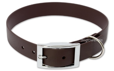 Halsband Biothane Deluxe Braun