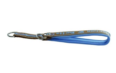 Half Choke Halsband, blau