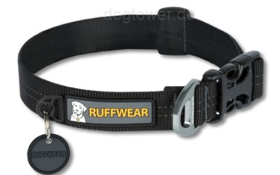 Ruffwear Nylonhalsband Hoopie, schwarz