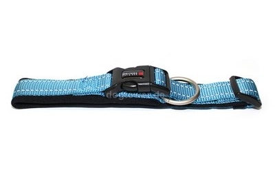 Wolters Halsband Soft & Safe reflektierend, aqua/schwarz