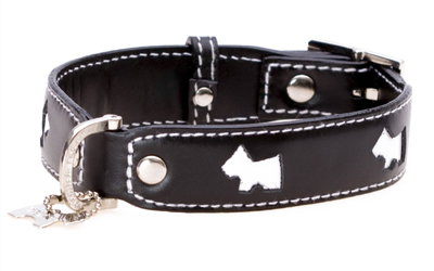 Hamish Mc Beth Hundehalsband Dog, schwarz/weiss