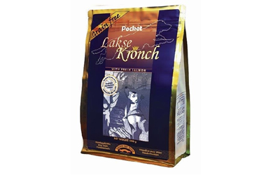 Henne getreidefreie Lachs und Kartoffel Hundesnack Lakse Kronch Pocket