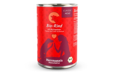 Herrmanns Dog Bio Rind, Buchweizen, Apfel, Birne, Leinöl