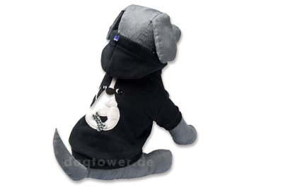 Hoodie Felpa, schwarz