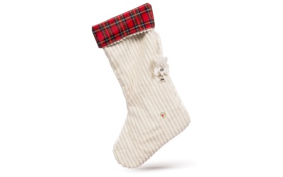 HuggleHounds Cordura Stocking with Tartan Plaid Cuff