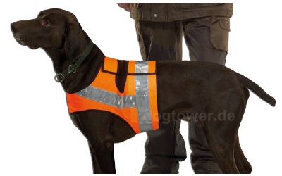 Hunde Reflektorweste, orange