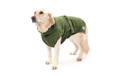 Hundebademantel von Lill´s, pine green