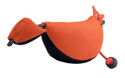 Mystique Bird Dummy, orange/schwarz, inkl. Kordel