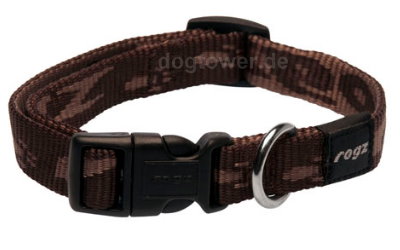 Hundehalsband Rogz, Alpinist, mocca